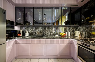 Дизайн интерьера кухни класса люкс. Фото 